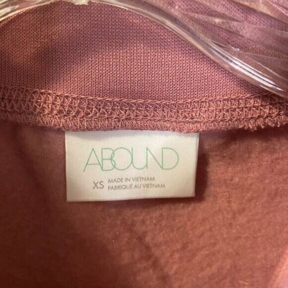 ABOUND Women's Mock Neck Fleece Pullover‎ Cropped Sweater NWT - Picture 8 of 8